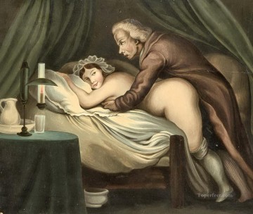  von Lienzo - Mann penetriert eine Frau von Hinten Georg Emanuel Opiz caricatura